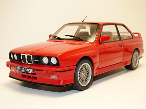 Solido BMW M3 E30 (rot) – Hochwertiges Diecast Modellauto im Maßstab 1:18, detailgetreue Nachbildung des legendären Sportwagens für Sammler & Auto-Enthusiasten von Solido