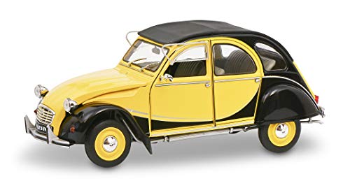 Solido Citroen 2CV6 Charleston, Modellauto, Maßstab 1:18, gelb/schwarz von Solido