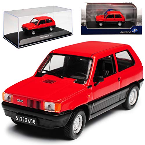 Solido FIAT Panda Typ 141 34 Rot 1980-2003 1/43 Modell Auto mit individiuellem Wunschkennzeichen von Solido