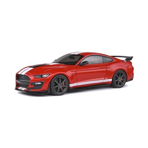 Solido Ford Mustang Shelby GT500, Baujahr 2020, Modellauto, Maßstab 1:18, rot von Solido