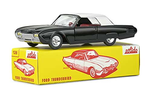 Solido Ford Thunderbird, weißes Dach, 1963, Series 100, Modellauto, Maßstab 1:43, schwarz von Solido