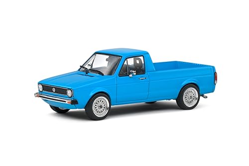 Solido Modellauto Maßstab 1:43 VW Caddy Pick up blau von Solido