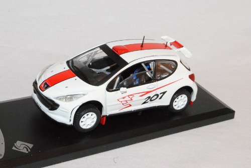 Solido Peugeot 207 Super 2000 2006 Weiss Rally 1/43 Modell Auto Modellauto von Solido