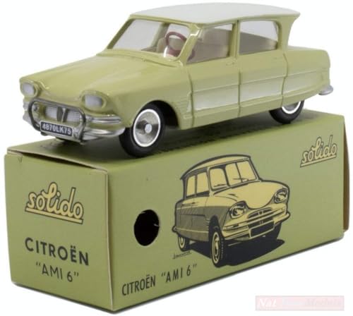 Solido SL1001141 Citroen AMI 6 BERLINE CERT Clair Club 1:43 DIE CAST kompatibel mit von Solido