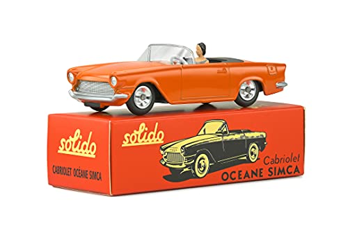 Solido Simca Oceane, 1959, Series 100, Modellauto, Maßstab 1:43, orange von Solido