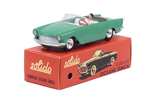 Solido Simca Oceane, Cabrio, 1959, Serie 100, Modellauto, Maßstab 1:43, grün von Solido