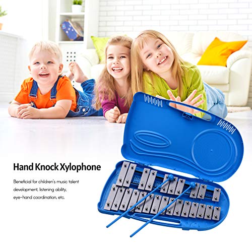 Solinder Glockenspiel Professional 25 Notes Glockenspiel Xylophon Percussion Instrument Frühpädagogisches Lehrinstrument mit Kunststoffkoffer 2 Schlägel für Kleinkinder Kinder von Solinder