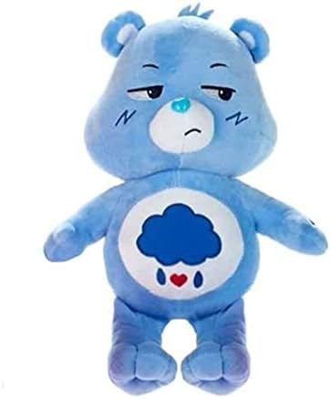 Glücksbärchi Kuscheltier Care Bears Plüsch Plüschfigur XXL 28 cm Teddybär Stofftier Glücksbärchen für Kinder (Brumm Bärchi blau XXL 28 cm) von Soma