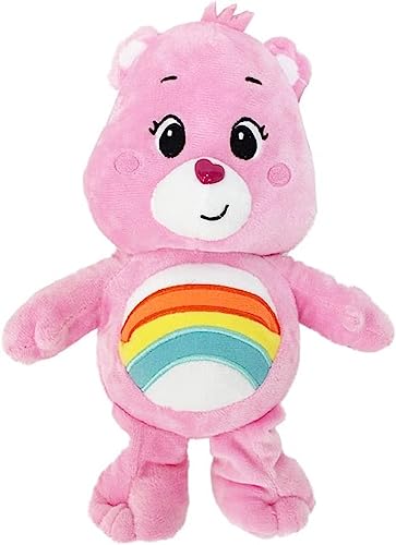 Glücksbärchi Kuscheltier Care Bears Plüsch Plüschfigur XXL 28 cm Teddybär Stofftier Glücksbärchen für Kinder (Hurra Bärchi pink XXL 28 cm) von Soma