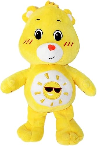 Glücksbärchi Kuscheltier Care Bears Plüsch Plüschfigur XXL 67 cm Teddybär Stofftier Glücksbärchen für Kinder (Sonnenschein Bärchi gelb) von Soma