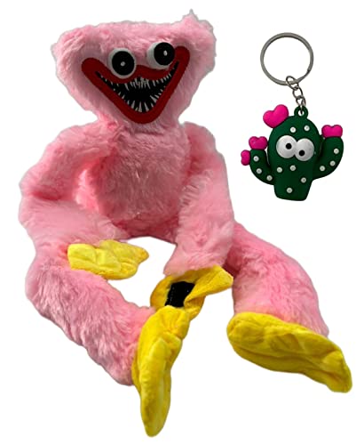 Huggy Wuggy Poppy Playtime Huggy Wuggy Kuscheltiere Blau Plüsch New Horror Game Hagiwagi Plüschpuppe für Kinder 40 cm Rosa von Soma