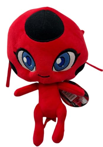 Miraculous Ladybug Cat Noir Plagg Tikki Kwami Lifesize Plagg Kuscheltier Plüsch Plüschtier (Miraculous Tikki 30 cm) von Soma