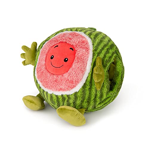 Soma Fußwärmer Handwärmer Kuschelwarmies Kuschelfreunde Wärmekissen Stofftier Kuscheltier Plüschtier (Wassermelone, Handwärmer 35 cm x 35 cm x 35 cm) von Soma