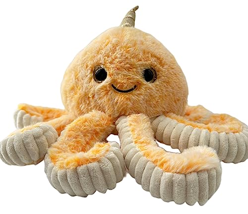 Soma Niedliche Krake Plüsch Spielzeug Octopus Puppe Kuscheltier Cartoon Oktopus Stofftiere Plüschtiere Geburtstag Geschenk XXL (70 cm, Orange) von Soma