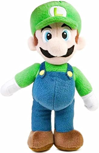 Soma Yoshi Drache Mario, Luigi, Donkey Kong, Toad Pilz Plüschfigur, 30cm, kuschelweich Dinosaurier, Kuscheltier, ab den ersten Lebensmonaten geeignet (Luigi 38 cm) von Soma