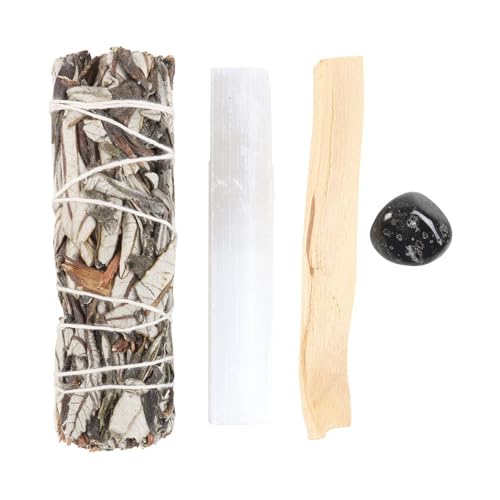 Something Different Wholesale Yerba Santa Crystal Energy Cleansing Kit - Palo Santo, Selenit, Obsidian & Yerba Santa Bundle for Emotional Healing, Protection & Spiritual Renewal Something Different Wholesale Yerba Santa Crystal Energy Cleansing Kit - Palo Santo, Selenit, Obsidian & Yerba Santa Bundle for Emotional Healing, Protection & Spiritual Renewal von Something Different Wholesale