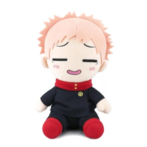 Somifa Itadori Yūji Plush Doll Figures,Cute Cartoon Soft Stuffed Throw Hug Pillow Cushion Home Decoration Collectible Gift for Fans 23cm von Somifa