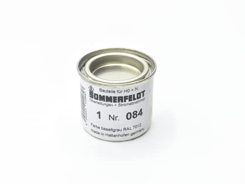 Sommerfeldt 084 Farbe - RAL7012 (basaltgrau) - Fahrdrähte lackieren - Modellbau, ca. 50g von Sommerfeldt