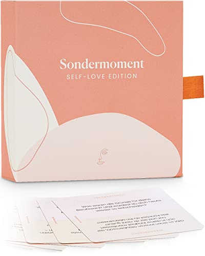 Sondermoment Self-Love Edition - Achtsamkeitskarten fürs Tagebuch, Selbstfindung und gegen Stress | Weihnachts-Geschenk für Mama, Freundin, Freund von Sondermoment