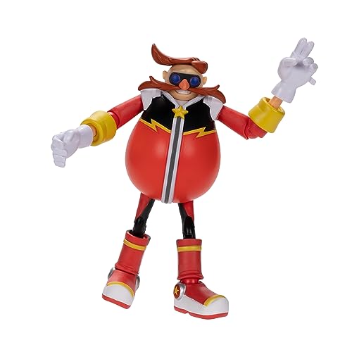 Sonic Prime 12,7 cm Mr. Dr. Eggman bewegliche Actionfigur Perfekt für jeden Fan Sammeln Sie die ganze Truppe mit Sonic, Tails Nine und Thorn Rose erhältlich von Sonic Prime