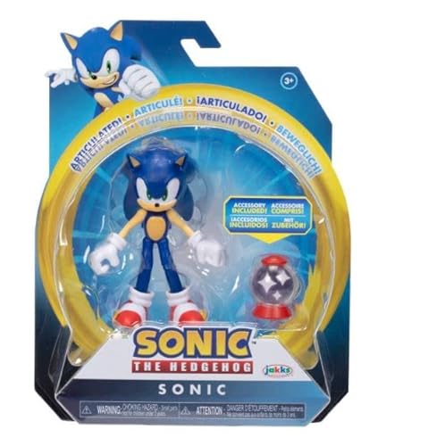 Sonic The Hedgehog 10,2 cm bewegliche Actionfiguren-Kollektion (Figur wählen) (Sonic) von SONIC THE HEDGEHOG