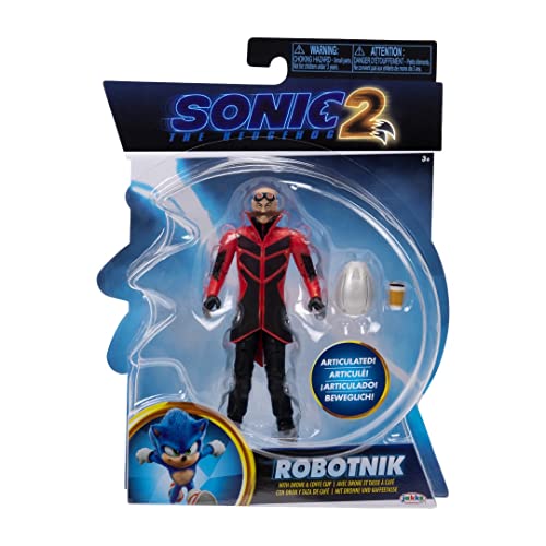 SONIC The Hedgehog 2 The Movie 10,2 cm Articulated Action Figure Collection (Robotnik) von SONIC THE HEDGEHOG