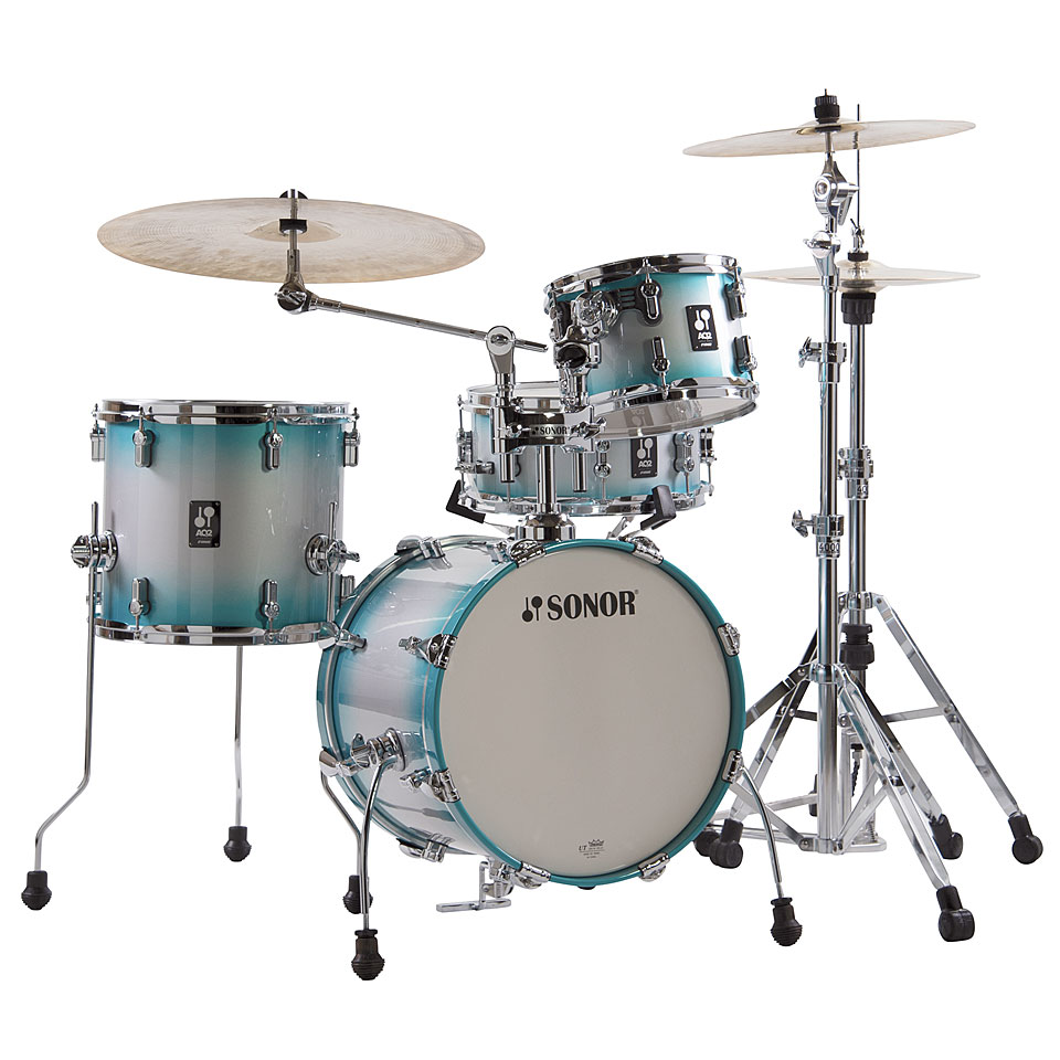 Sonor AQ2 16" Aqua Silver Burst Safari Drumset Schlagzeug von Sonor