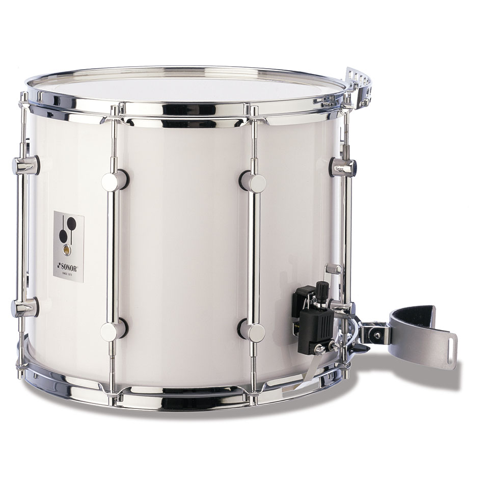 Sonor B Line Series 14" x 12" Parade Snare Drum White Parade Snare von Sonor