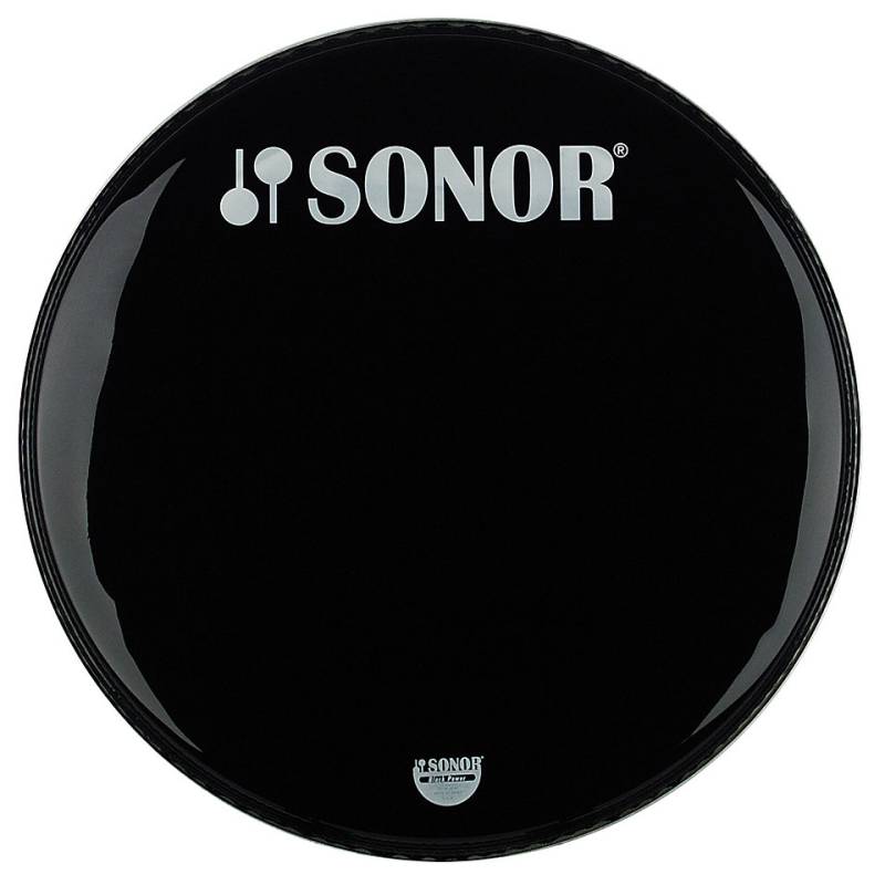 Sonor BP24B/L Marching Bass Drum Head 24" Black Bass-Drum-Fell von Sonor