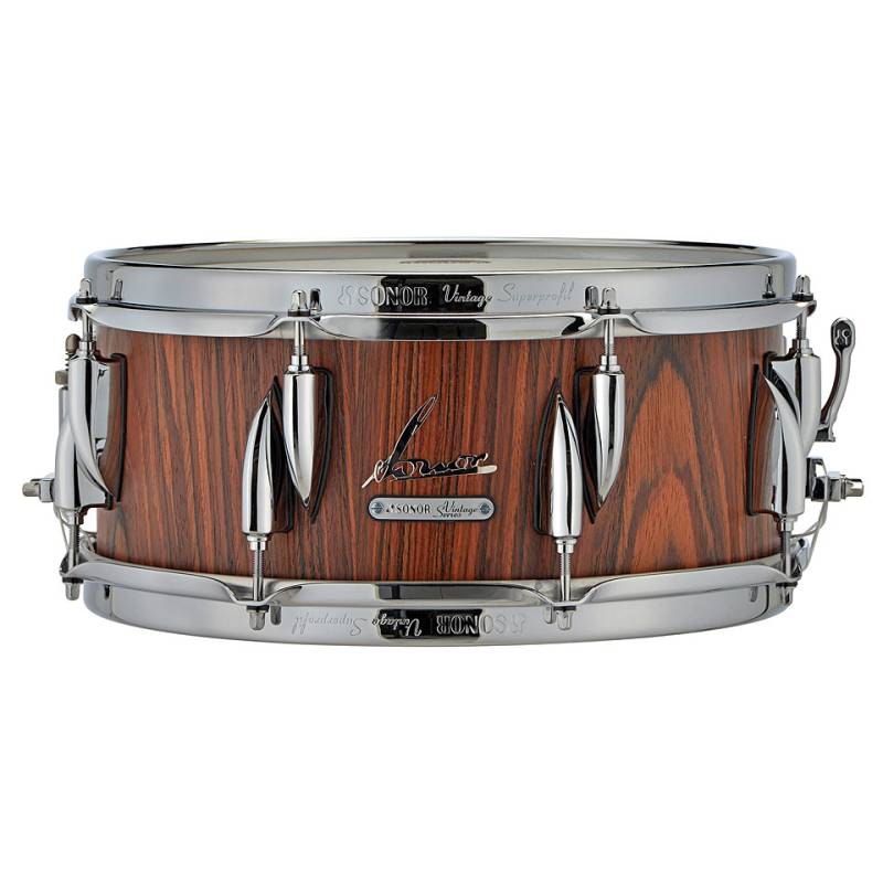 Sonor Vintage Series VT15 1465 SDW RSG Rosewood Semi Gloss Snare Drum von Sonor