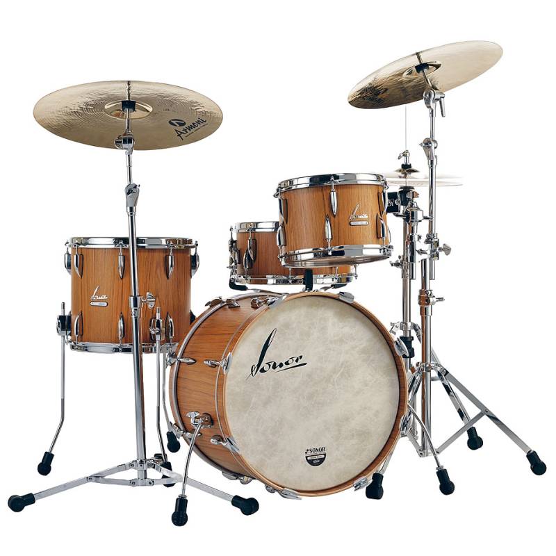 Sonor Vintage VT320 Teak Semi Gloss Shell Set Schlagzeug von Sonor