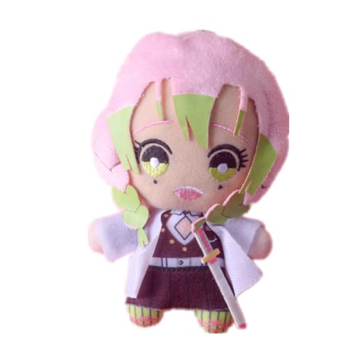 Sonsoke Anime Plüsch-Schlüsselanhänger, Merch, Cosplay, Plüsch-Anhänger, Puppe, Plüschkissen, Dekoration, 15 cm (Kanroji Mitsuri 1) von Sonsoke