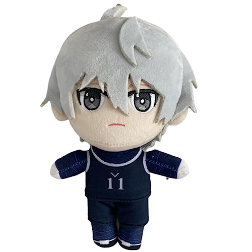 Sonsoke Blue Lock Anime-Figur, Plüsch, niedlich, weich, gefüllt, Anime-Raumdekoration, Cosplay, Geschenk, 20 cm (Seishiro Nagi) von Sonsoke