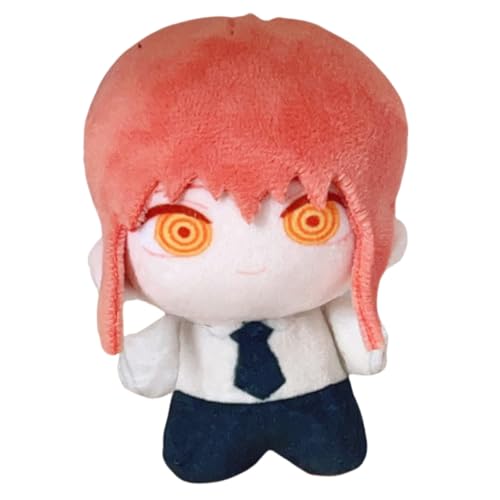 Sonsoke Denji Power Anime Figur Plüsch Schlüsselanhänger Merch Cosplay Plüsch Anhänger Puppe Plüsch Kissen für Halloween Dekorationen 10cm (Makima) von Sonsoke