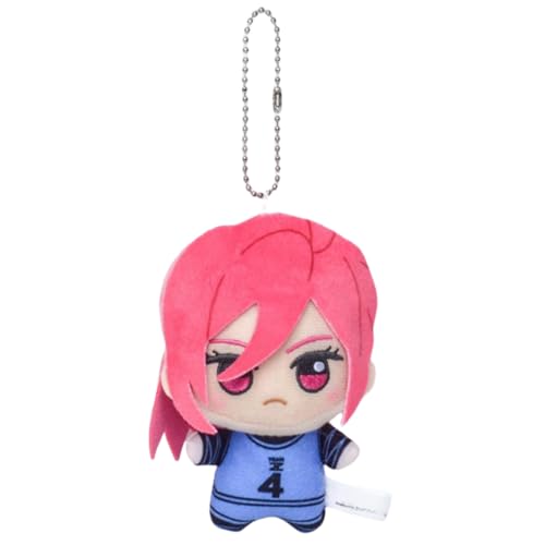 Sonsoke Isagi Yoichi Bachira Meguru Anime Figur Plüsch Schlüsselanhänger Merch Cosplay Plüsch Anhänger Puppe Plüsch Kissen für Halloween Dekorationen 10cm (Chigiri Hyoma 1) von Sonsoke