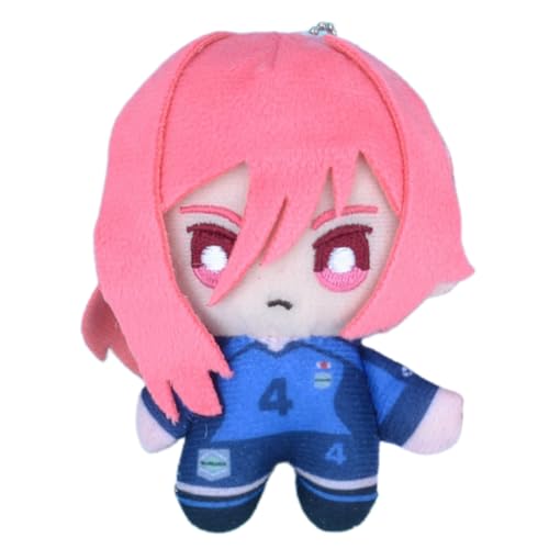 Sonsoke Isagi Yoichi Bachira Meguru Anime Figur Plüsch Schlüsselanhänger Merch Cosplay Plüsch Anhänger Puppe Plüsch Kissen für Halloween Dekorationen 10cm (Chigiri Hyoma 3) von Sonsoke