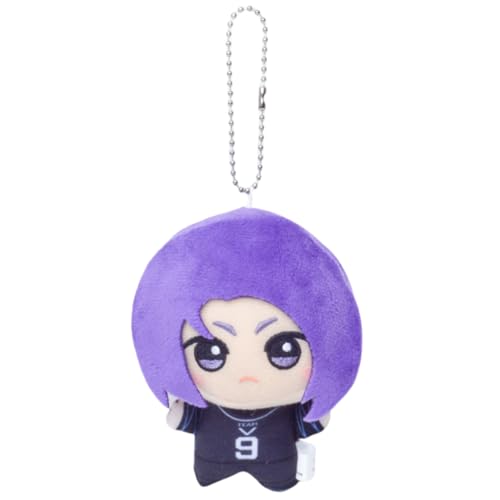 Sonsoke Isagi Yoichi Bachira Meguru Anime Figur Plüsch Schlüsselanhänger Merch Cosplay Plüsch Anhänger Puppe Plüsch Kissen für Halloween Dekorationen 10cm (Reo Mikage 2) von Sonsoke