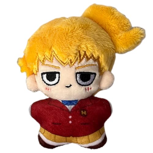 Sonsoke Kageyama Shigeo Reigen Arataka Anime Figur Plüsch Schlüsselanhänger Merch Cosplay Plüsch Anhänger Puppe Plüsch Kissen für Halloween Dekorationen 10cm (Reigen Arataka 2) von Sonsoke