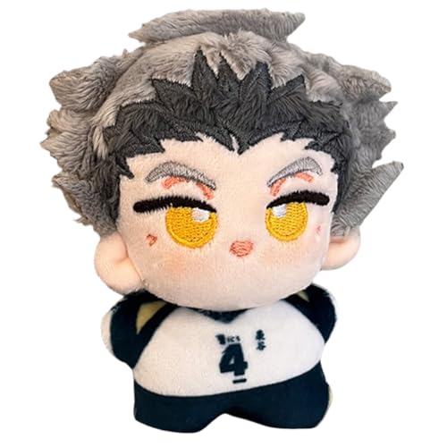 Sonsoke Kotaro Bokuto Shoyo Hinata Anime Figur Plüsch Schlüsselanhänger Merch Cosplay Plüsch Anhänger Puppe Plüsch Kissen für Halloween Dekorationen 10cm (Kotaro Bokuto 2) von Sonsoke