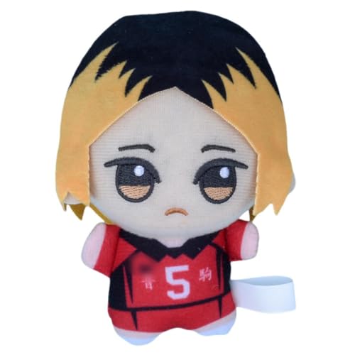 Sonsoke Kotaro Bokuto Shoyo Hinata Anime Figur Plüsch Schlüsselanhänger Merch Cosplay Plüsch Anhänger Puppe Plüsch Kissen für Halloween Dekorationen 10cm (Kozume Kenma 1) von Sonsoke