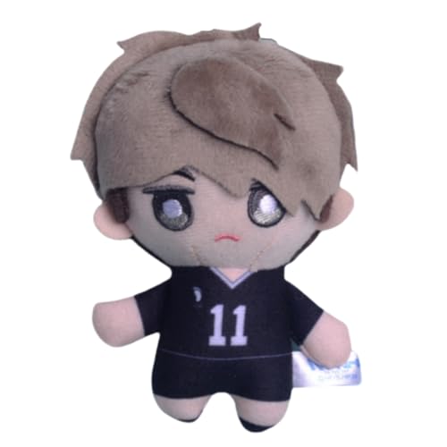 Sonsoke Kotaro Bokuto Shoyo Hinata Anime Figur Plüsch Schlüsselanhänger Merch Cosplay Plüsch Anhänger Puppe Plüsch Kissen für Halloween Dekorationen 10cm (Miya Osamu 1) von Sonsoke