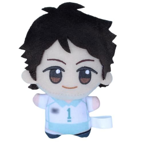 Sonsoke Kotaro Bokuto Shoyo Hinata Anime Figur Plüsch Schlüsselanhänger Merch Cosplay Plüsch Anhänger Puppe Plüsch Kissen für Halloween Dekorationen 10cm (Oikawa Tooru 1) von Sonsoke