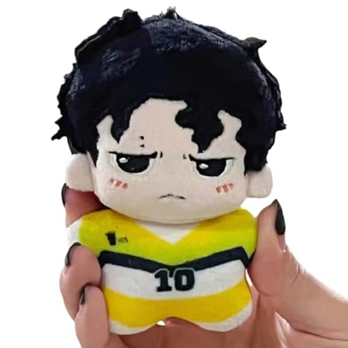 Sonsoke Kotaro Bokuto Shoyo Hinata Anime Figur Plüsch Schlüsselanhänger Merch Cosplay Plüsch Anhänger Puppe Plüsch Kissen für Halloween Dekorationen 10cm (Sakusa Kiyoomi) von Sonsoke