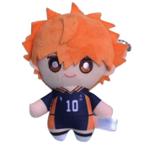 Sonsoke Kotaro Bokuto Shoyo Hinata Anime Figur Plüsch Schlüsselanhänger Merch Cosplay Plüsch Anhänger Puppe Plüsch Kissen für Halloween Dekorationen 10cm (Shoyo Hinata 1) von Sonsoke