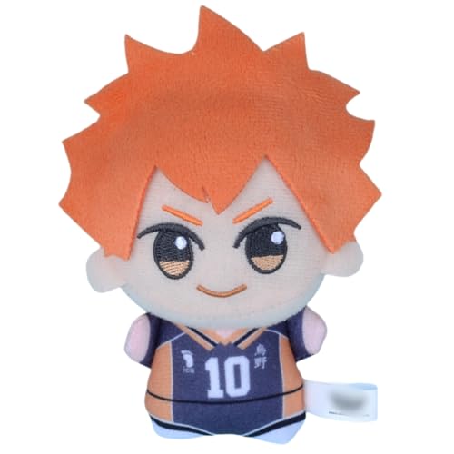 Sonsoke Kotaro Bokuto Shoyo Hinata Anime Figur Plüsch Schlüsselanhänger Merch Cosplay Plüsch Anhänger Puppe Plüsch Kissen für Halloween Dekorationen 10cm (Shoyo Hinata 2) von Sonsoke