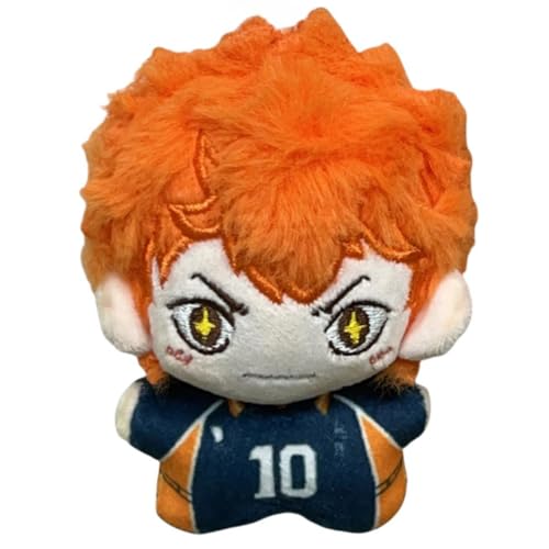 Sonsoke Kotaro Bokuto Shoyo Hinata Anime Figur Plüsch Schlüsselanhänger Merch Cosplay Plüsch Anhänger Puppe Plüsch Kissen für Halloween Dekorationen 10cm (Shoyo Hinata 3) von Sonsoke