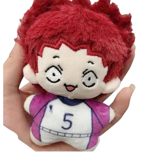 Sonsoke Kotaro Bokuto Shoyo Hinata Anime Figur Plüsch Schlüsselanhänger Merch Cosplay Plüsch Anhänger Puppe Plüsch Kissen für Halloween Dekorationen 10cm (Tendo Satori) von Sonsoke