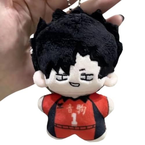 Sonsoke Kotaro Bokuto Shoyo Hinata Anime Figur Plüsch Schlüsselanhänger Merch Cosplay Plüsch Anhänger Puppe Plüsch Kissen für Halloween Dekorationen 10cm (Tetsurou kuroo 2) von Sonsoke