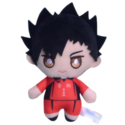 Sonsoke Kotaro Bokuto Shoyo Hinata Anime Figur Plüsch Schlüsselanhänger Merch Cosplay Plüsch Anhänger Puppe Plüsch Kissen für Halloween Dekorationen 10cm (Tetsurou kuroo 3) von Sonsoke