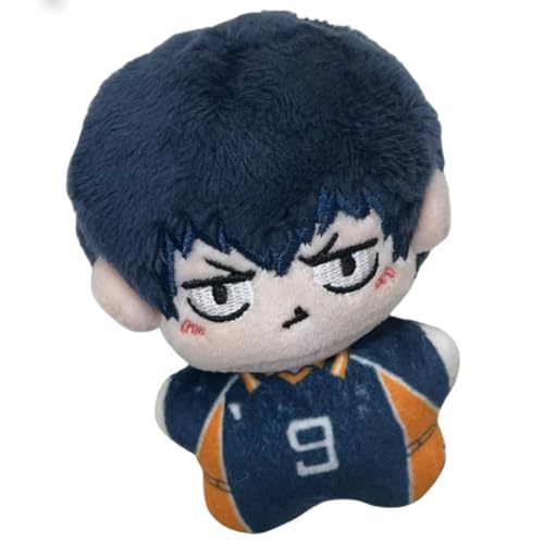 Sonsoke Kotaro Bokuto Shoyo Hinata Anime Figur Plüsch Schlüsselanhänger Merch Cosplay Plüsch Anhänger Puppe Plüsch Kissen für Halloween Dekorationen 10cm (Tobio Kageyama 3) von Sonsoke